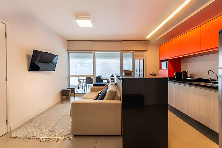 Loft em Pinheiros c/ Piscina & Spa - DNA46