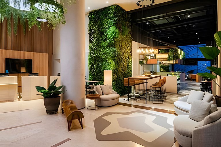 Flat em Hotel de Luxo com Limpeza diária - GM511