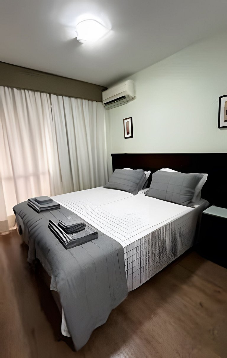 Flat em Hotel de Luxo com Limpeza diária - GM511