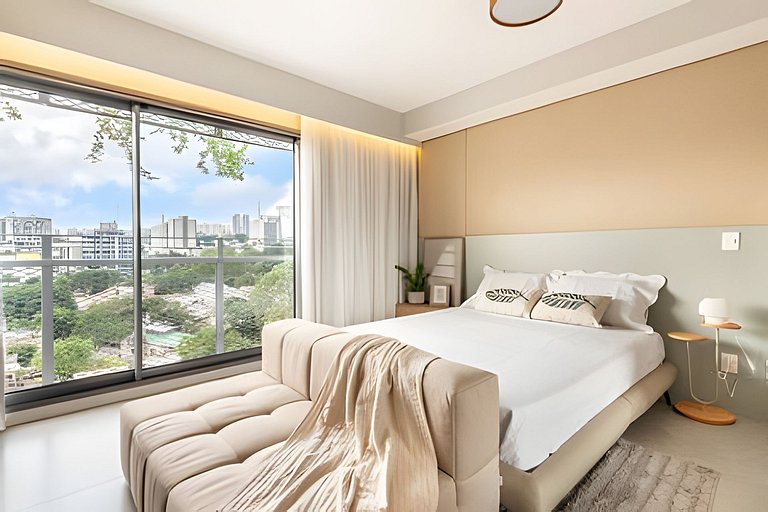 Studio Boho Alto Padrão | Piscina e Acad. - PG709