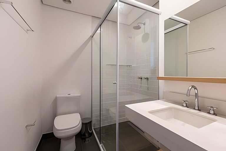 Studio em Pinheiros com Piscina e Academia - PG107