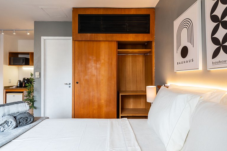 Flat em Hotel | Limpeza Diária | Paulista - W1403