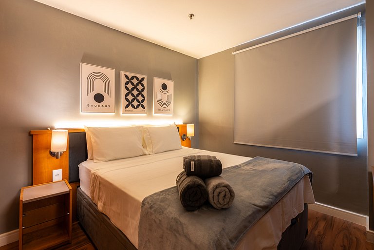 Flat com Limpeza Diária na Paulista - W1403