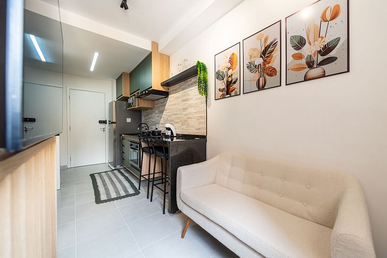 Studio na Vila Olímpia com Lazer Completo - VO802