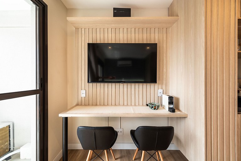 Studio de Alto Padrão com Academia - SB414