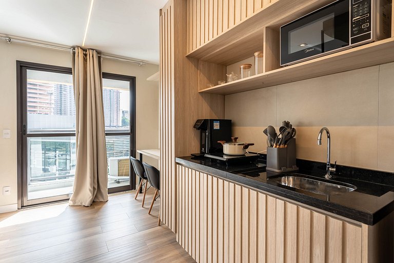 Studio de Alto Padrão com Academia - SB414