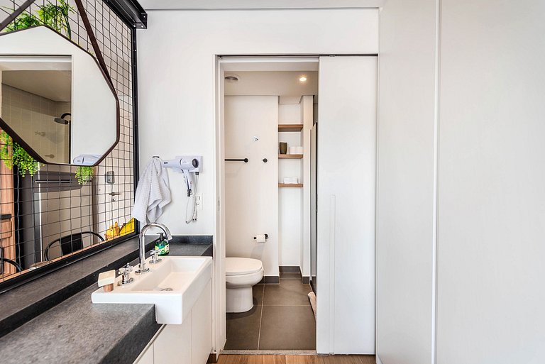 Studio NY em Pinheiros com Piscina e Acad. - PG305