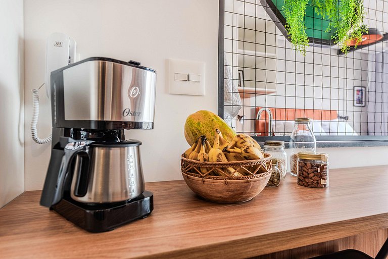 Studio NY em Pinheiros com Piscina e Acad. - PG305