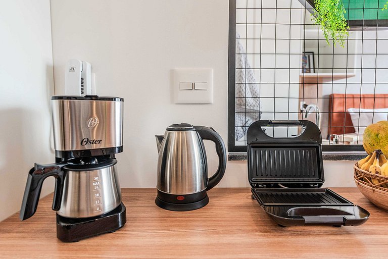 Studio NY em Pinheiros com Piscina e Acad. - PG305