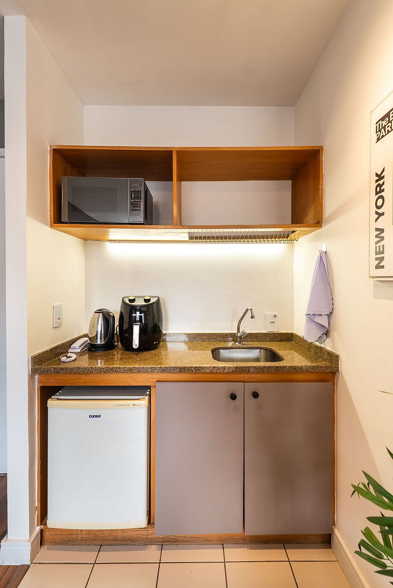 Flat com Limpeza Diária na Paulista - W1403