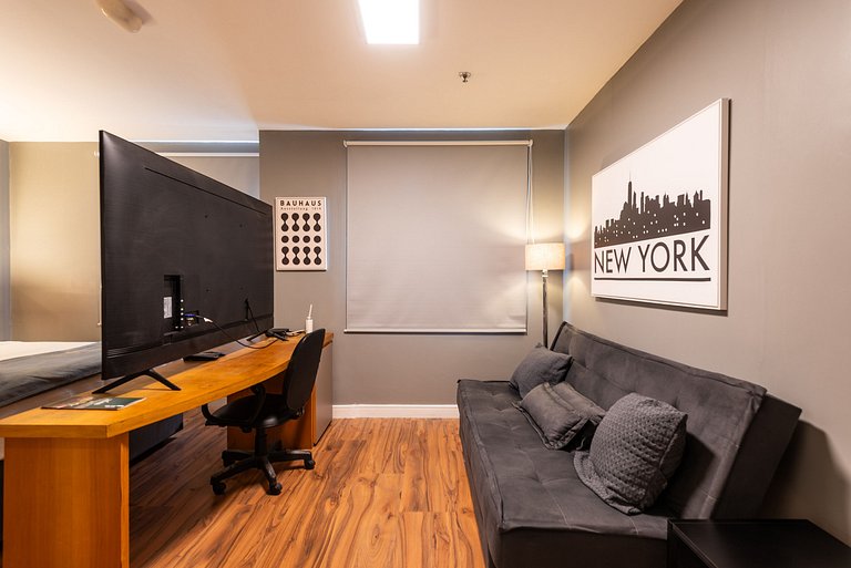 Flat com Limpeza Diária na Paulista - W1403