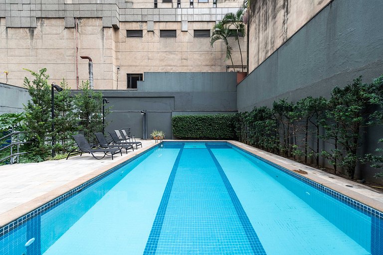 Flat em Hotel | Limpeza Diária | Paulista - W1403