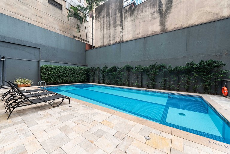 Flat em Hotel | Limpeza Diária | Paulista - W1403