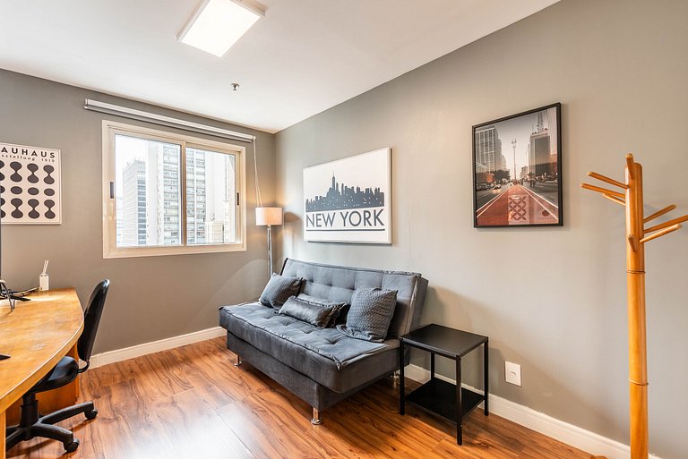 Flat em Hotel | Limpeza Diária | Paulista - W1403