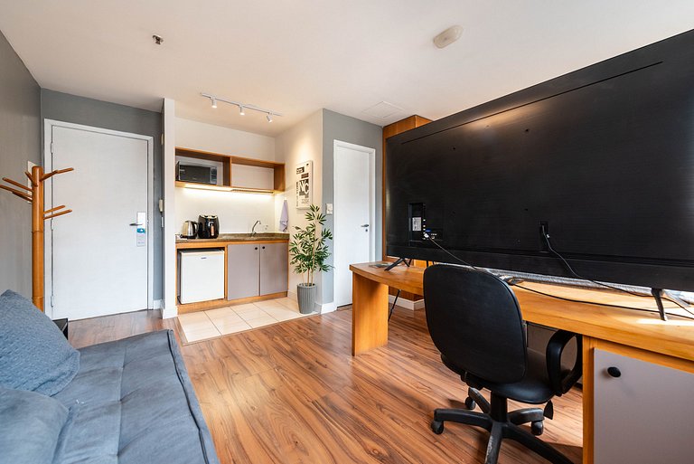 Flat em Hotel | Limpeza Diária | Paulista - W1403