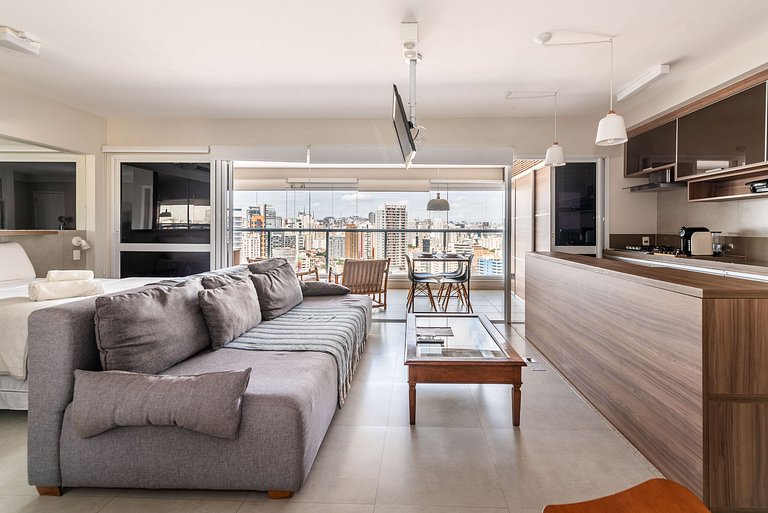 Loft Sofisticado com Vista Incrível - DNA256