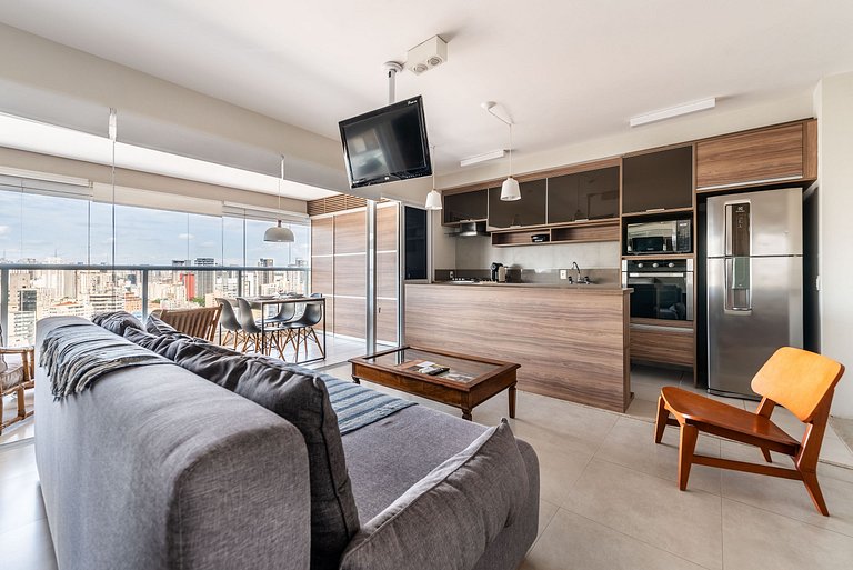 Loft Sofisticado com Vista Incrível - DNA256