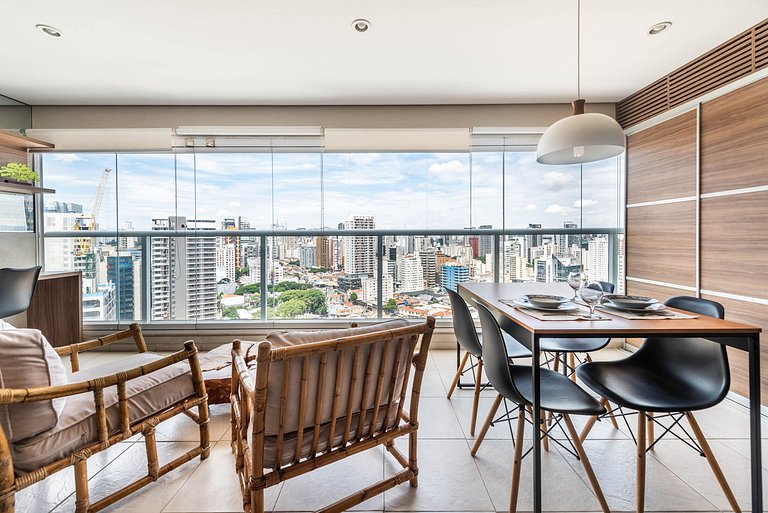 Loft Sofisticado com Vista Incrível - DNA256