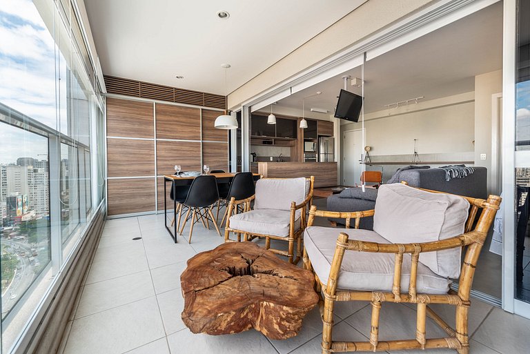 Loft Sofisticado com Vista Incrível - DNA256