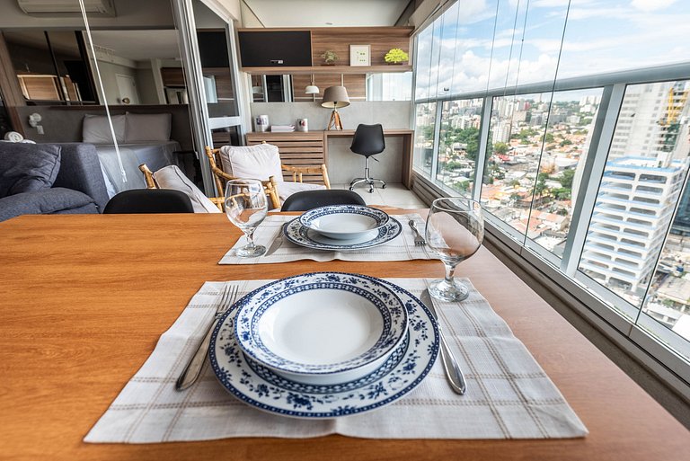 Loft Sofisticado com Vista Incrível - DNA256