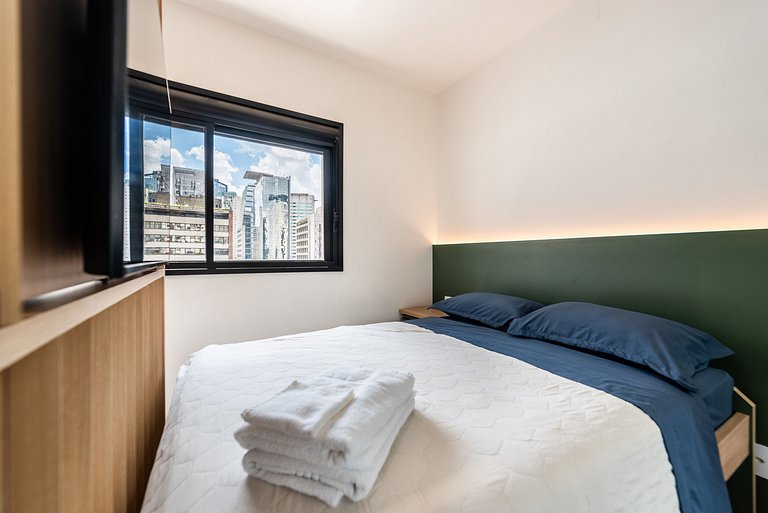 Studio na Vila Olímpia com Lazer Completo - VO802