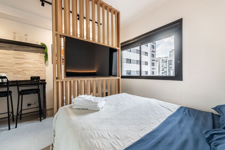 Studio na Vila Olímpia com Lazer Completo - VO802