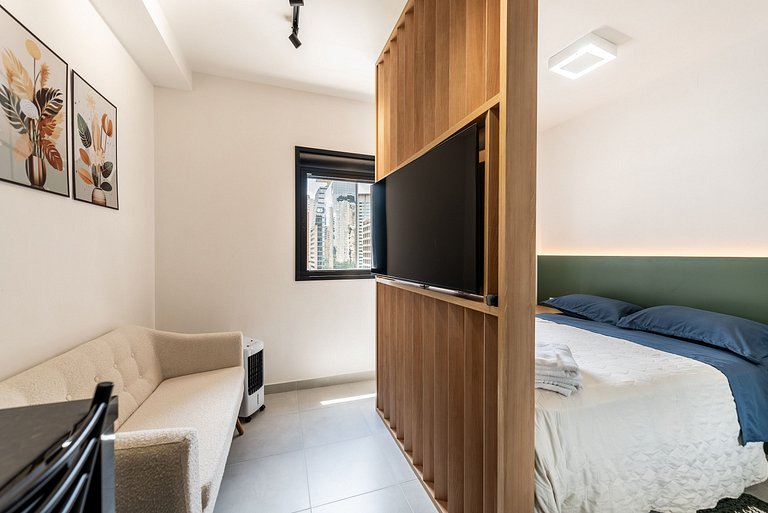 Studio na Vila Olímpia com Lazer Completo - VO802