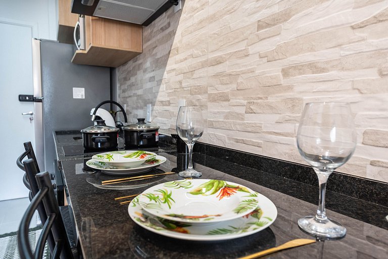 Studio na Vila Olímpia com Lazer Completo - VO802