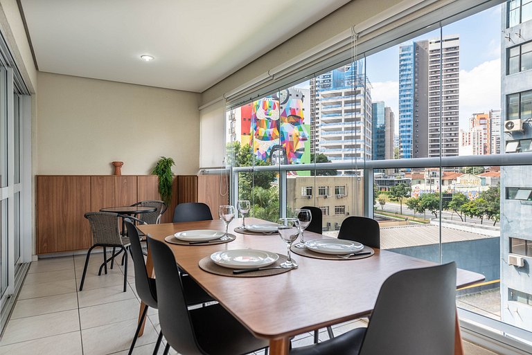 Loft em Pinheiros c/ Piscina & Spa - DNA46