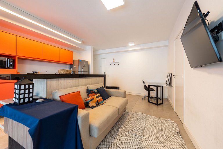 Loft em Pinheiros com Piscina & Spa - DNA46