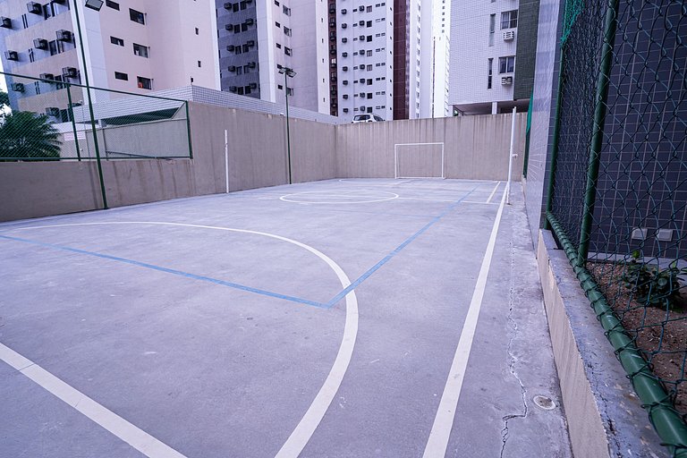 Flat com Limpeza Diária, Piscina e Praia - DL1804