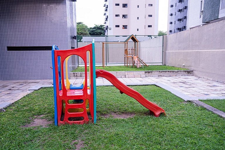 Flat c/ Limpeza Diária | Piscina e Praia - DL1804