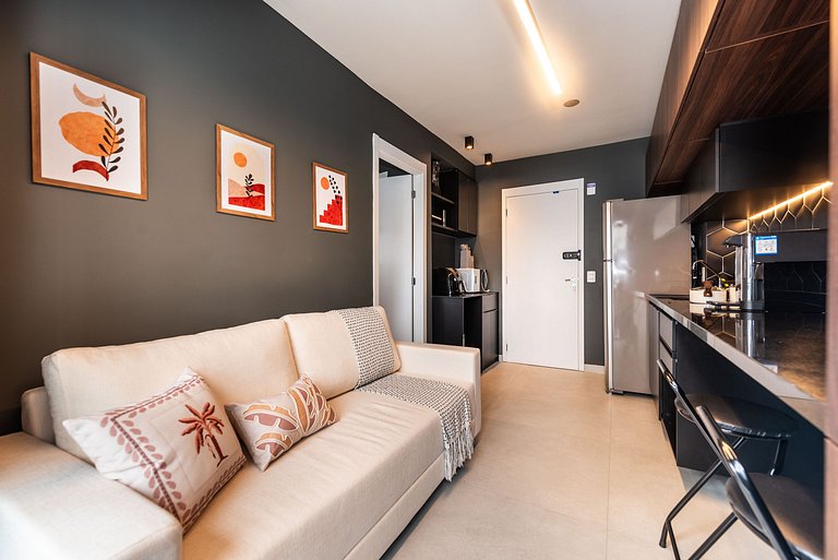 Studio com Lazer Completo em Pinheiros - V1409