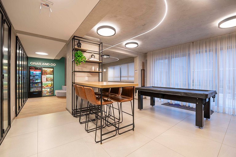 Studio Moderno | Lazer Completo Pinheiros - V1409