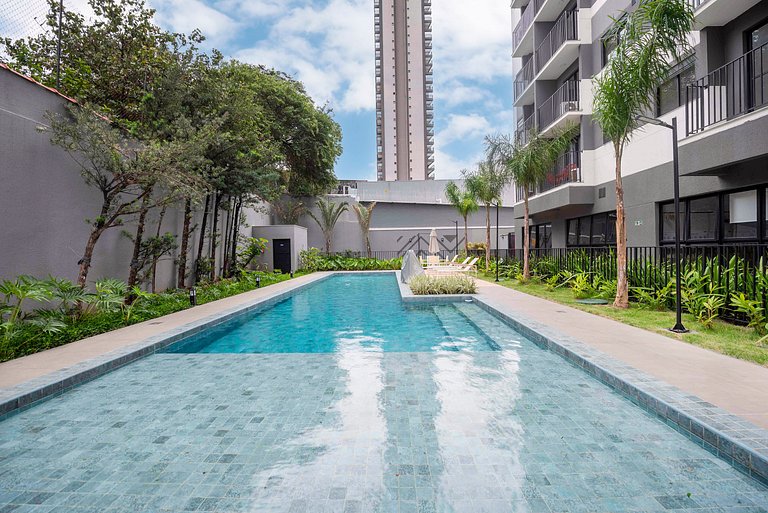 Studio Moderno | Lazer Completo Pinheiros - V1409