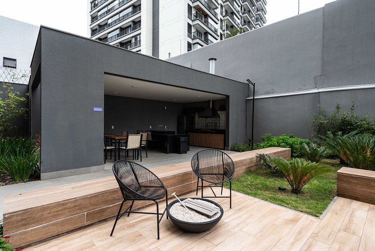 Studio Moderno | Lazer Completo Pinheiros - V1409