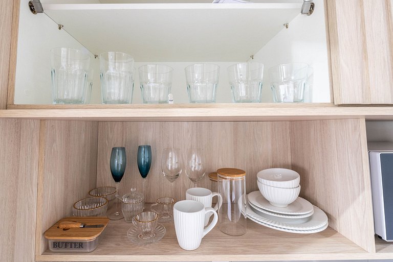 Studio c/ vista e piscina no Brooklin - SB1406