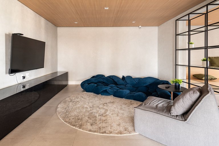 Studio c/ vista e piscina no Brooklin - SB1406