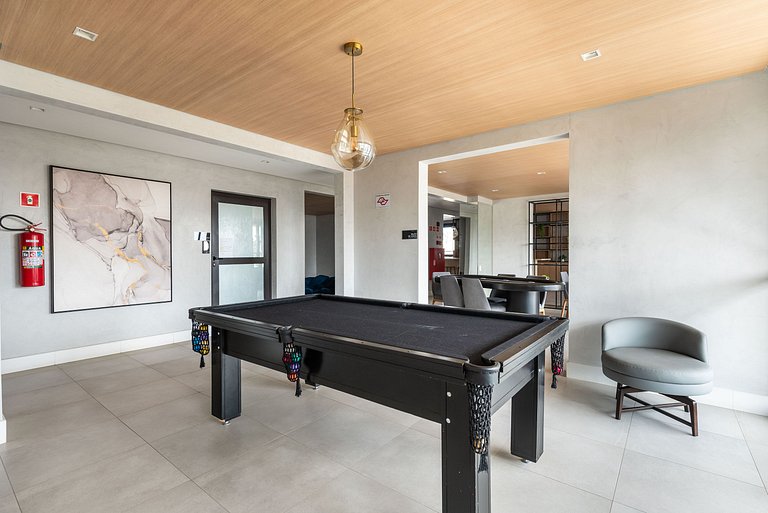 Studio c/ vista e piscina no Brooklin - SB1406