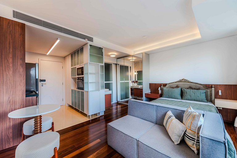 Studio em Pinheiros c/ Vista Espetacular - PG508