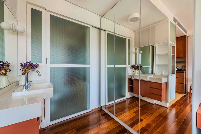 Studio em Pinheiros c/ piscina e coworking - PG508