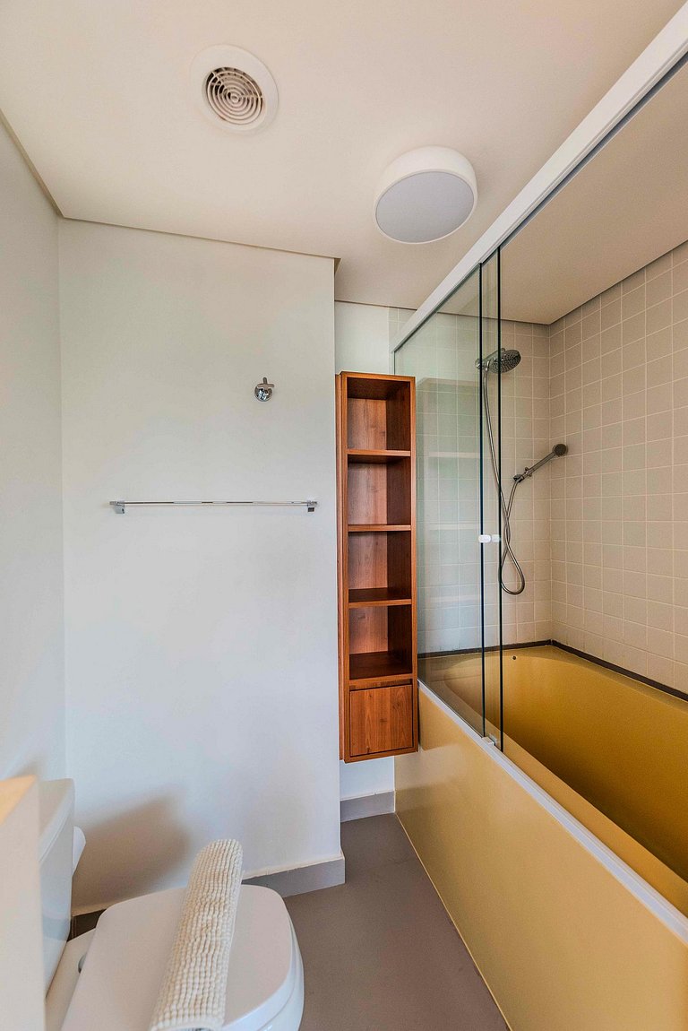 Studio em Pinheiros c/ piscina e coworking - PG508