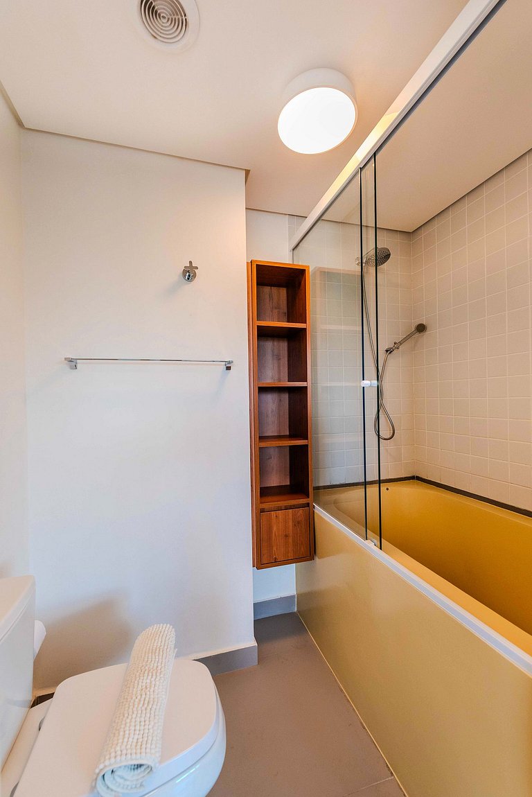 Studio em Pinheiros c/ Vista Espetacular - PG508