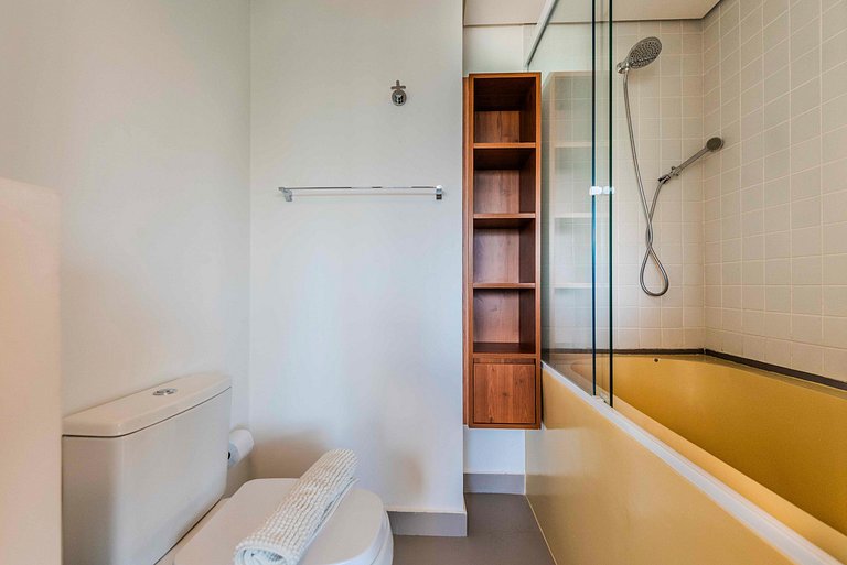 Studio em Pinheiros c/ Vista Espetacular - PG508