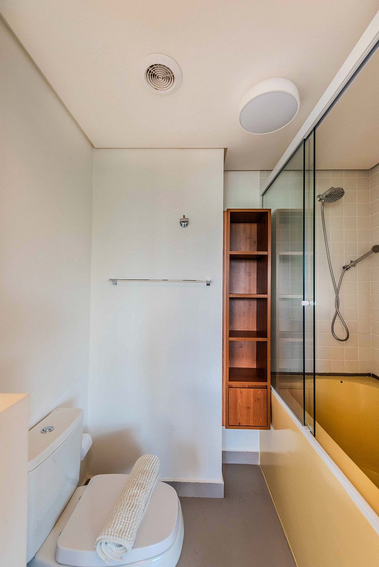 Studio em Pinheiros c/ piscina e coworking - PG508