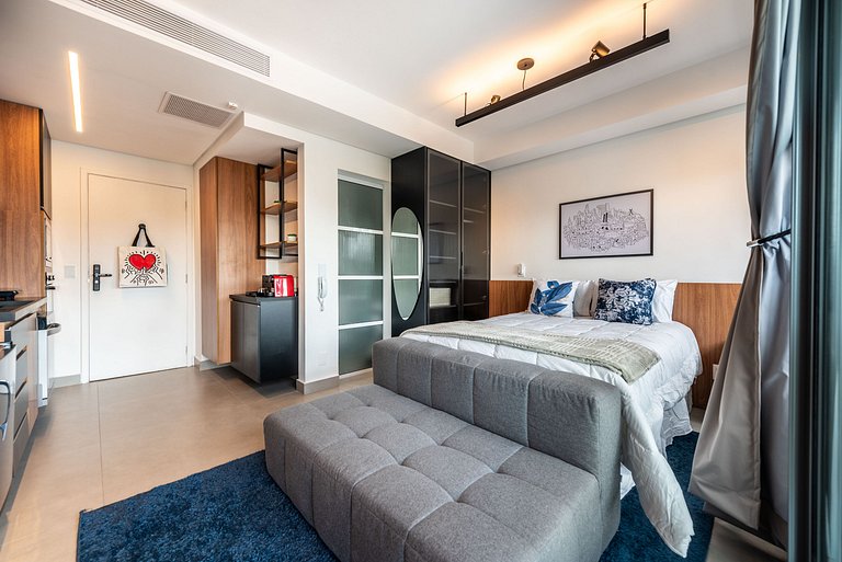 Studio Alto Padrão c Vista Inrível Pinheiros PG708