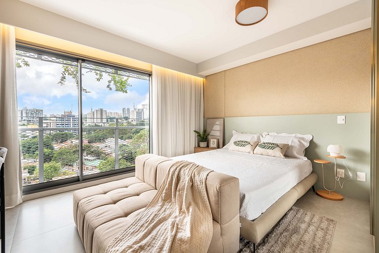 Studio Boho Alto Padrão | Piscina e Acad. - PG709