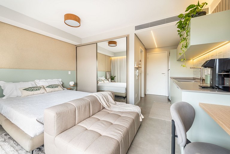 Studio Boho Alto Padrão | Piscina e Acad. - PG709