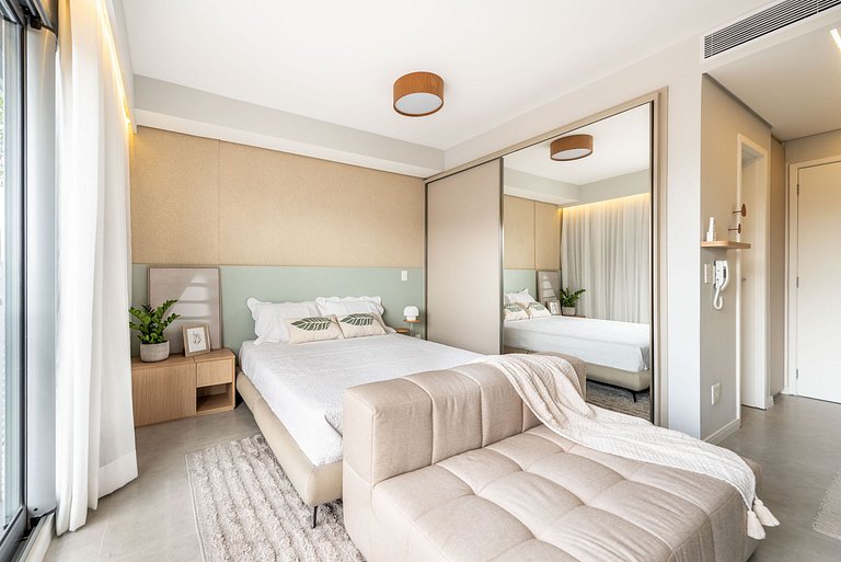 Studio Boho Alto Padrão | Piscina e Acad. - PG709