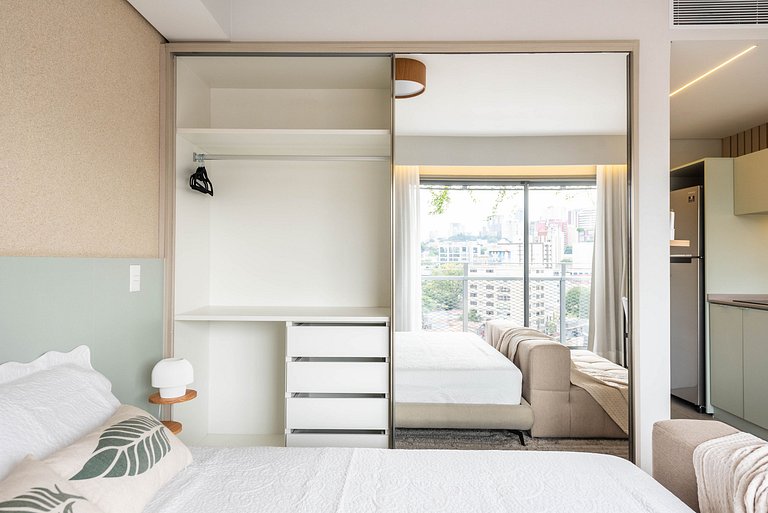 Studio Boho Alto Padrão | Piscina e Acad. - PG709